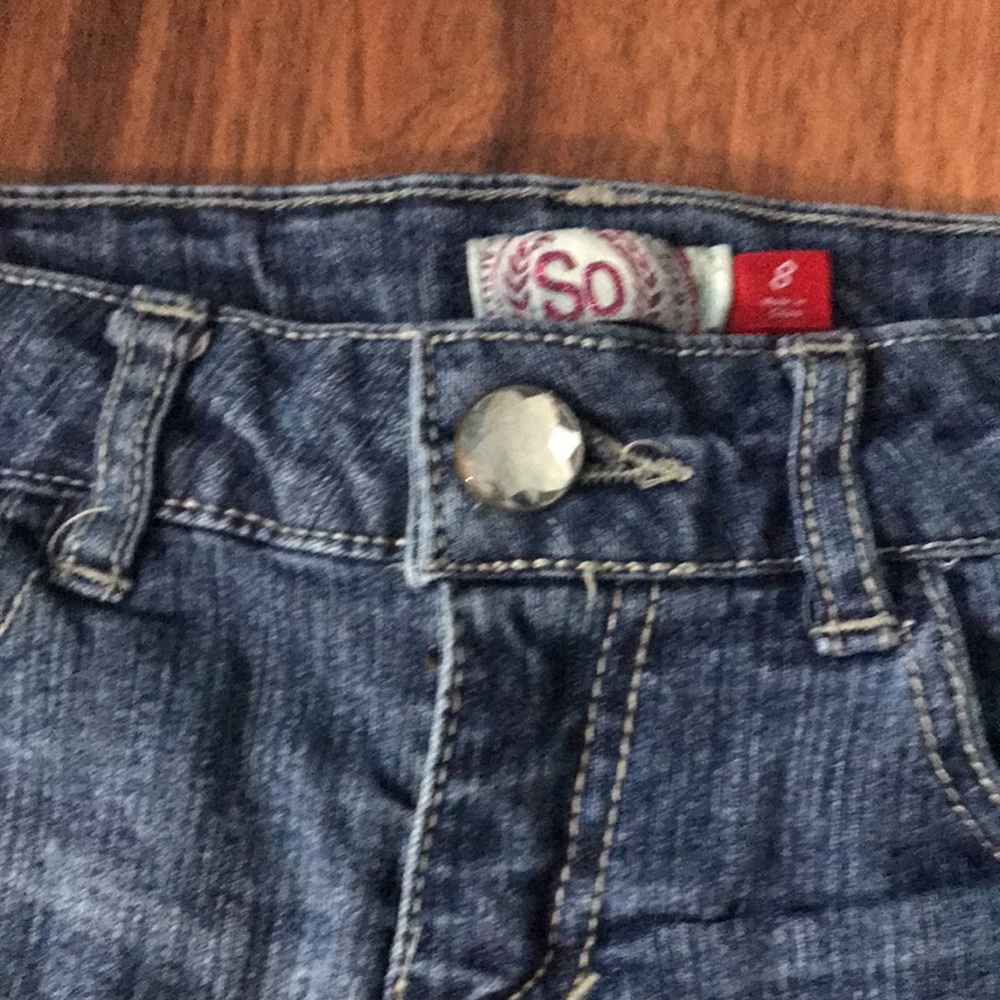 Girls Jean Shorts - Picture 6 of 7